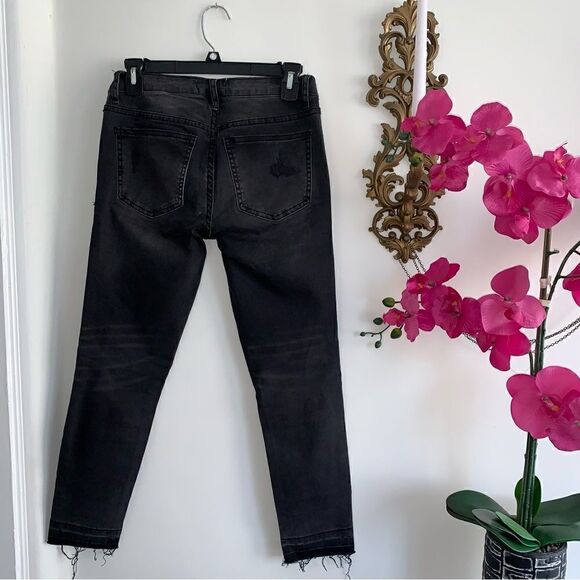 BLACK FRINGE JEANS - Picture 4 of 11